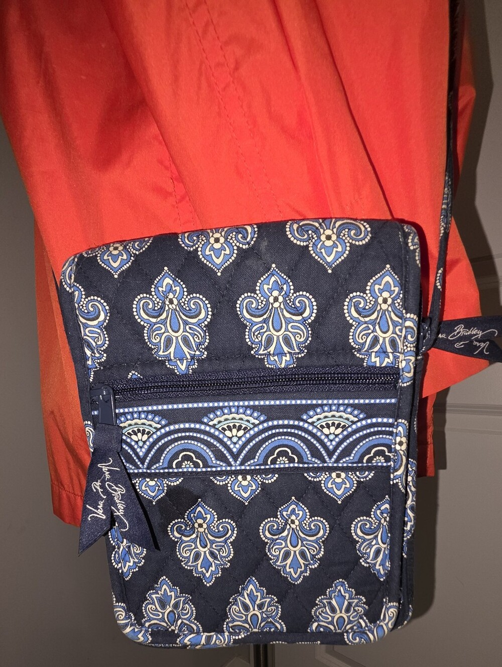 Vera Bradley Calypso Mini Hipster Crossbody Bag Built-In Wallet Retired 2009